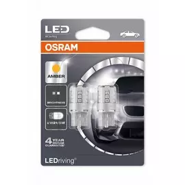 Светодиодная лампа OSRAM LEDriving - Standard W21/5W(T20) 12V 1W янтарная