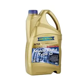 Трансмиссионное масло RAVENOL ATF MATIC FLUID D Синтетическое 4 л