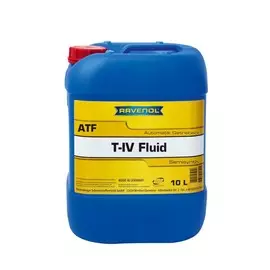 Трансмиссионное масло RAVENOL ATF T-IV FLUID полусинтетическое 10л