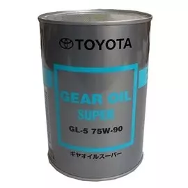 Трансмиссионное масло TOYOTA GEAR OIL SUPER GL-5 75W90 синтетическое 1л