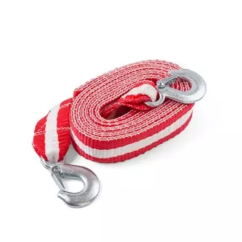 Трос буксировочный AUTOPROFI 7т 5м ленточный 2 крюка