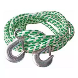Трос буксировочный ТОП АВТО 5т 4м литые крюки канат в сумке