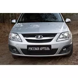 Заглушка зимняя решетки бампера переднего Lada Largus 2012-2019 шагрень