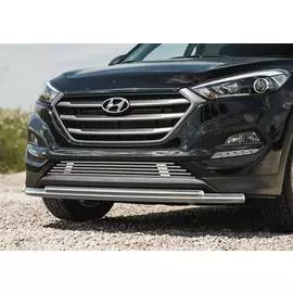 Защита переднего бампера Rival для Hyundai Tucson 2015-г.