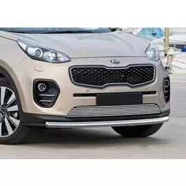 Защита переднего бампера Rival для Kia Sportage 2015-г.