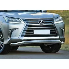 Защита переднего бампера Rival для Lexus LX 2015-г.
