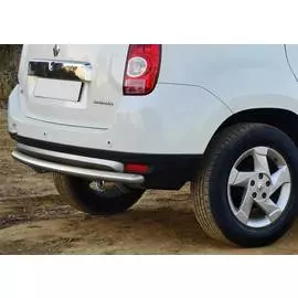 Защита заднего бампера Rival для Renault Duster 2011-2015г.