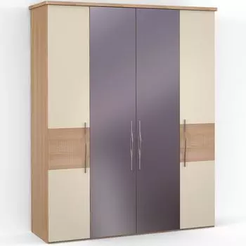 Четырехдверный шкаф с зеркалом ASTI AS1218.5