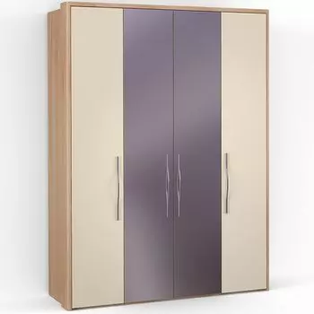 Четырехдверный шкаф с зеркалом ASTI AS1513.7