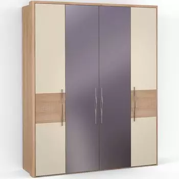 Четырехдверный шкаф с зеркалом ASTI AS1518.5