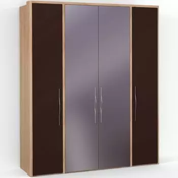 Четырехдверный шкаф с зеркалом ASTI AS1519.8