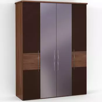 Четырехдверный шкаф с зеркалом ASTI AS2213.6