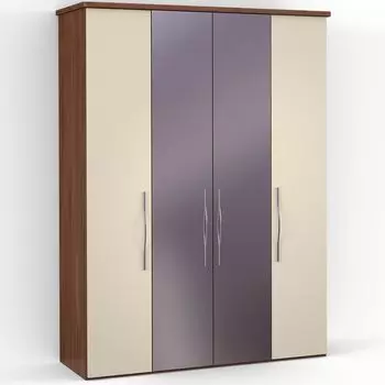 Четырехдверный шкаф с зеркалом ASTI AS2213.7