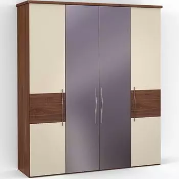 Четырехдверный шкаф с зеркалом ASTI AS2216.5