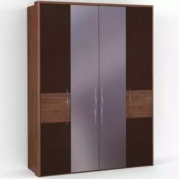 Четырехдверный шкаф с зеркалом ASTI AS2513.6