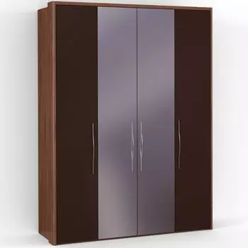 Четырехдверный шкаф с зеркалом ASTI AS2513.8