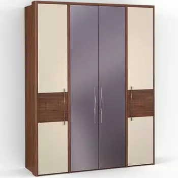 Четырехдверный шкаф с зеркалом ASTI AS2514.5