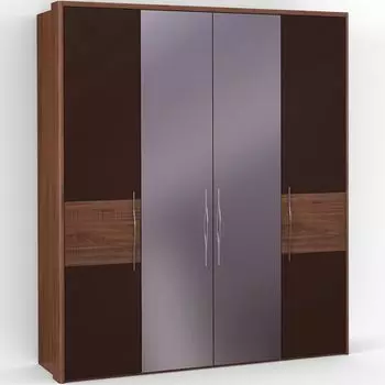 Четырехдверный шкаф с зеркалом ASTI AS2516.6