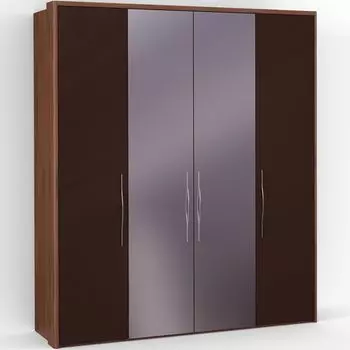 Четырехдверный шкаф с зеркалом ASTI AS2516.8