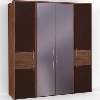 Четырехдверный шкаф с зеркалом ASTI AS2517.6