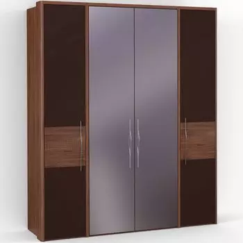 Четырехдверный шкаф с зеркалом ASTI AS2519.6