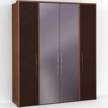 Четырехдверный шкаф с зеркалом ASTI AS2519.8