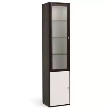 Шкаф-витрина со стеклянными полками ELEGANTE LE1372.2