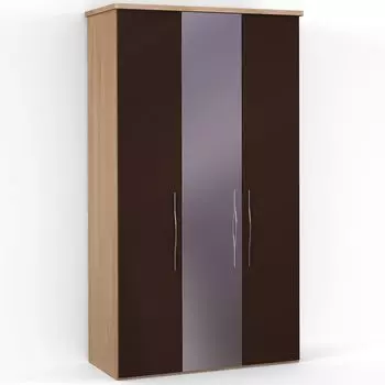 Трехдверный шкаф с зеркалом ASTI AS1212.8