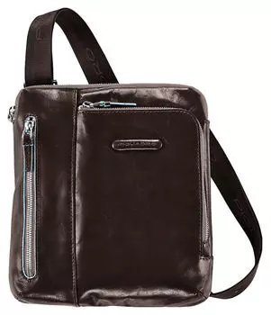 10.1" Сумка Piquadro Blue Square, коричневый (CA1816B2/MO)