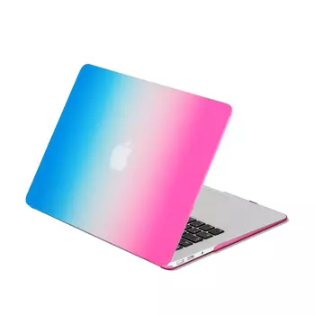13.3" Чехол DF c градиентом для MacBook Air (2010-2017), синий/красный, (DF MacCase-05 (blue+red))