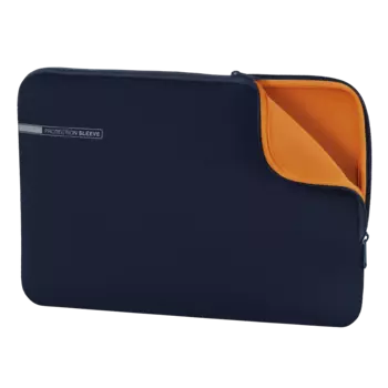 Чехол для ноутбука 13.3" HAMA Neoprene, неопрен, синий/оранжевый (101553)