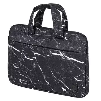 14.1" Сумка Brauberg Marble, белый/черный (270835)