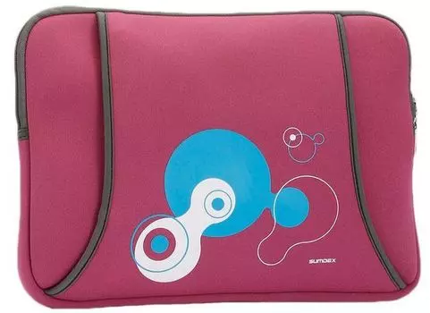 14" Сумка Sumdex NUN-824MH неопрен, розовая
