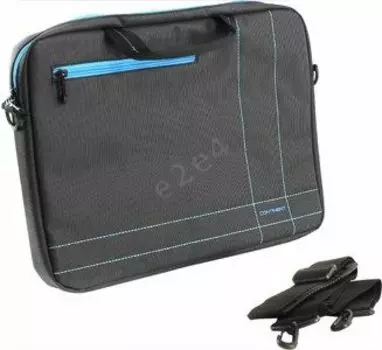 Сумка для ноутбука 15.6" Continent CC-201, черный/синий