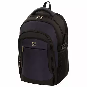 15" Рюкзак Brauberg Urban, черный/синий (229874)