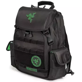15" Рюкзак Razer Tactical Pro Gaming Backpack , черный/зеленый (RAZERBP15)