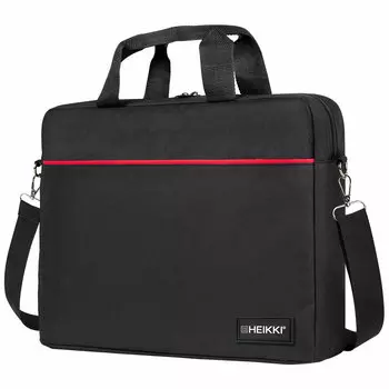 17.3" Портфель HEIKKI MAXIMUM, черный/красный (272591)