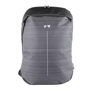 17" Рюкзак HAFF Workaday, черный/серый (HF1112)