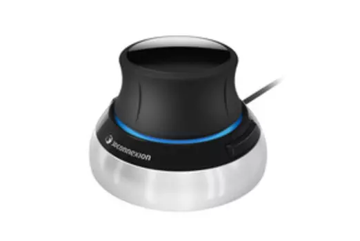 3D манипулятор проводная 3Dconnexion 3DX-700059, отсутствует, USB, серебристый/черный (3DX-700059)