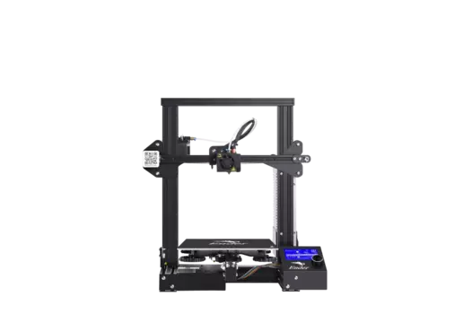 3D принтер Creality Ender-3, FDM, PLA/ABS/TPU/Wood/Copper/Gradient, USB, черный, набор для сборки (1001020166)