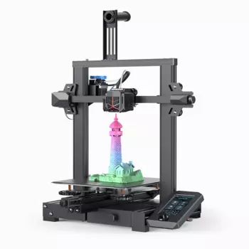 3D принтер Creality Ender-3 V2 Neo, FDM, PLA/PETG/ABS, USB, черный, набор для сборки (1001020439)