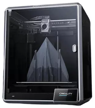 3D принтер Creality K1 MAX, FDM, ABS, PLA, PETG, PET, TPU, PA, ABS, ASA, PC, PLA-CF, PA-CF, PET-CF, USB/Wi-Fi, черный (1002110009)