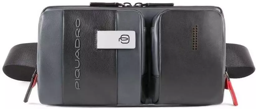7" Поясная сумка Piquadro Urban, серый/черный (CA4975UB00/GRN)