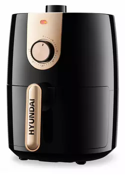 Аэрогриль Hyundai HYF-2057 1 кВт, 2 л, черный/золотистый