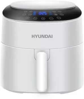 Аэрогриль Hyundai HYF-4055 1.5 кВт, 4.3 л, белый/черный
