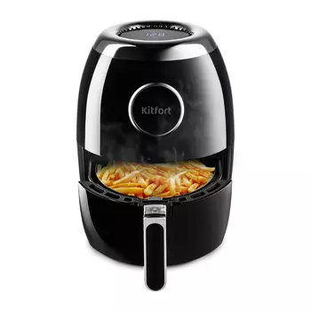 Аэрогриль Kitfort KT-2234 1.35 кВт, 2.3 л, черный