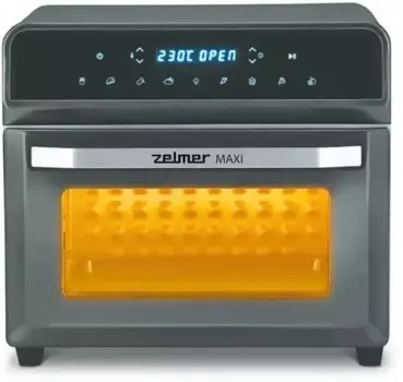 Аэрогриль ZELMER ZAF9230 MAXI 1.8 кВт, 23 л, черный/серебристый (72805906P)