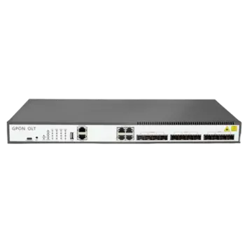 Абонентский терминал (OLT) SNR OLT-GPON-8-2AC, WAN (GPON) 8x1 Гбит/с, LAN 4x1 Гбит/с (SNR-OLT-GPON-8-2AC)