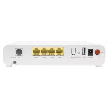 Абонентский терминал (ONT) ZTE ZXHN F623, 802.11a/b/g/n, 2.4 ГГц, до 300 Мбит/с, WAN (GPON SC/UPC) 1, LAN 4x0.1 Гбит/c, внутренних антенн: 2