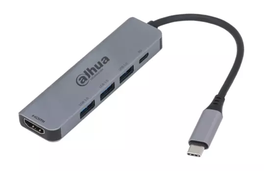 Адаптер Dahua DH-TC35, 3840x2160 (4K), USB Type-C, серый (DH-TC35)
